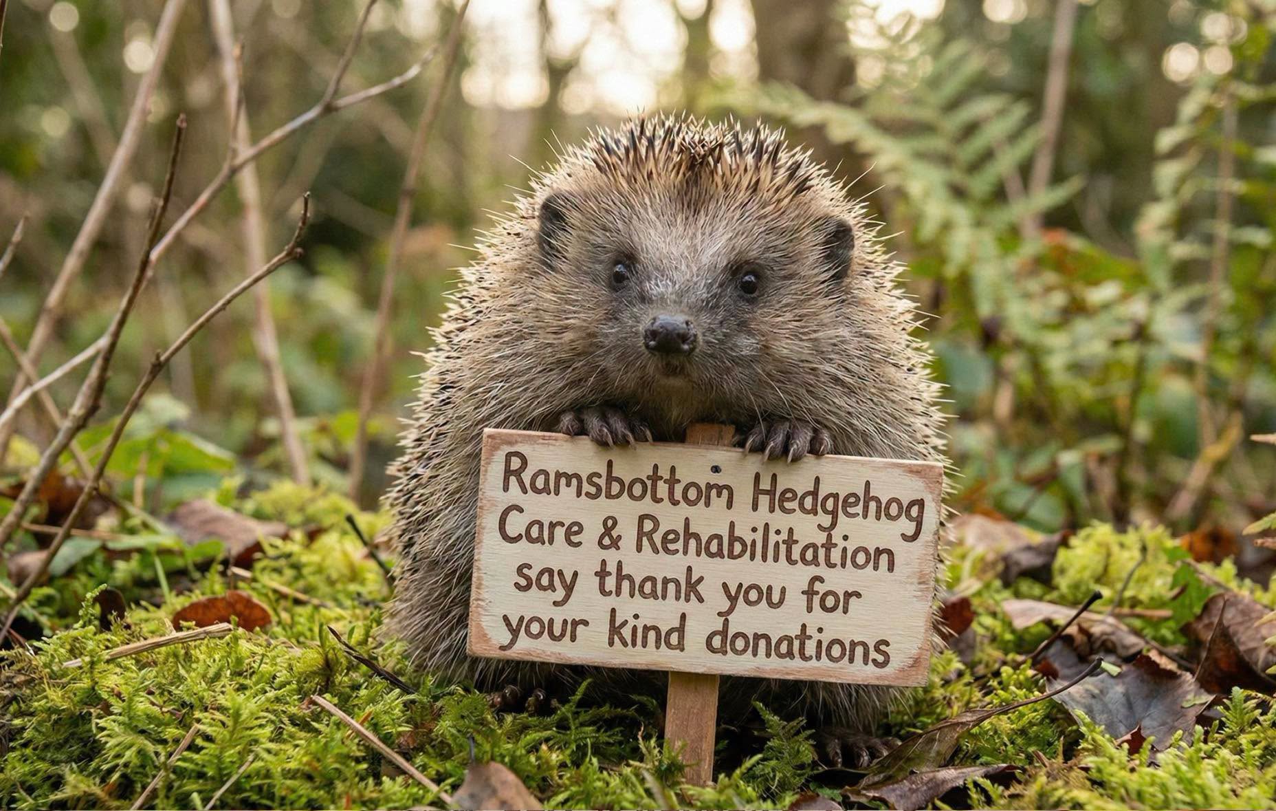 Ramsbottom Hedgehog Care & Rehabilitation thank you
